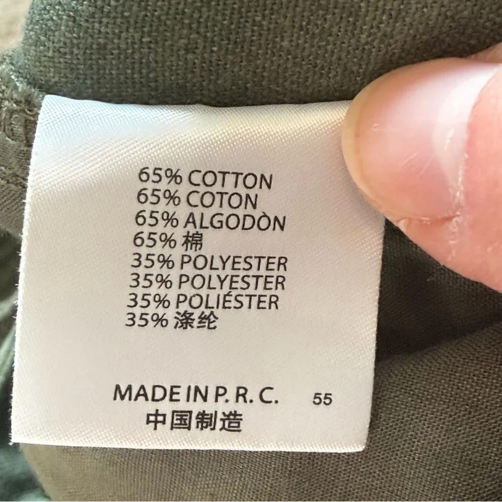 Brandy Melville Kim Cargo Pants in Military Green - Picture 10 of 10